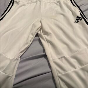 Adidas Mens White Track Pants